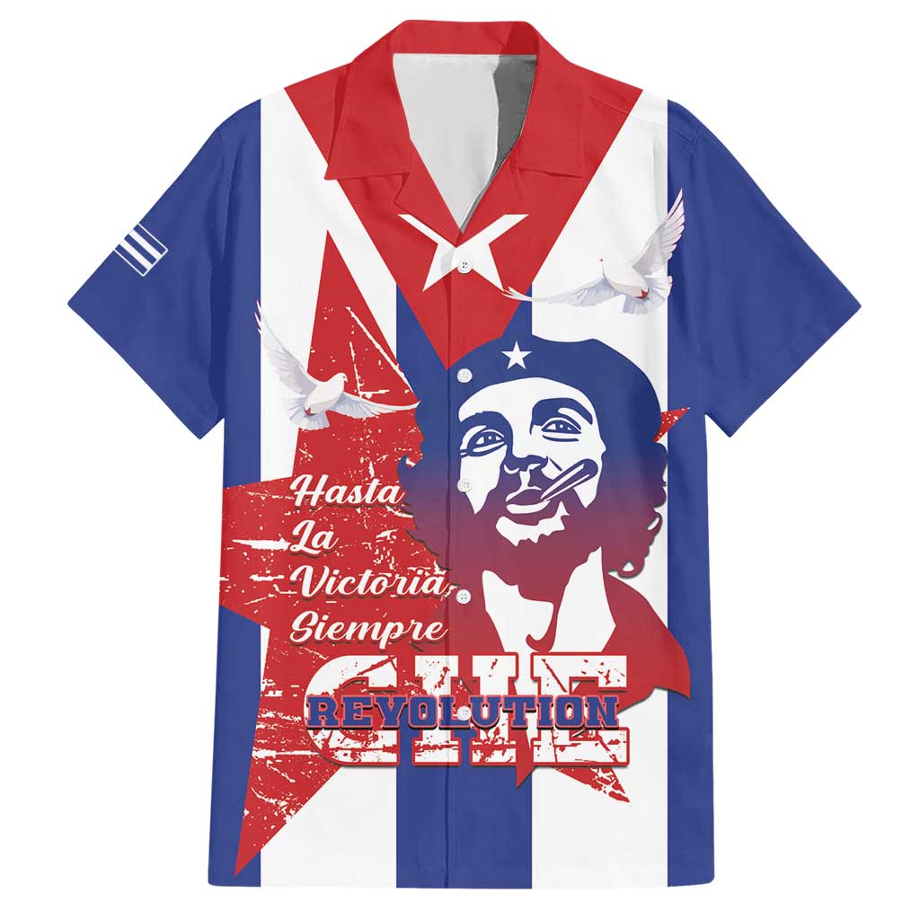 Cuba Liberation Day Family Matching Short Sleeve Bodycon Dress and Hawaiian Shirt Che Guevara Revolution - Wonder Print Shop