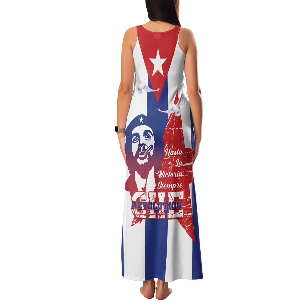 Cuba Liberation Day Family Matching Tank Maxi Dress and Hawaiian Shirt Che Guevara Revolution - Wonder Print Shop