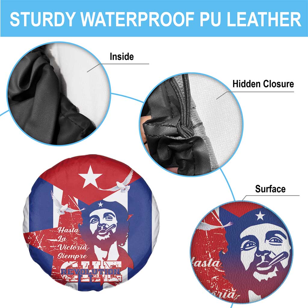 Cuba Liberation Day Spare Tire Cover Che Guevara Revolution - Wonder Print Shop
