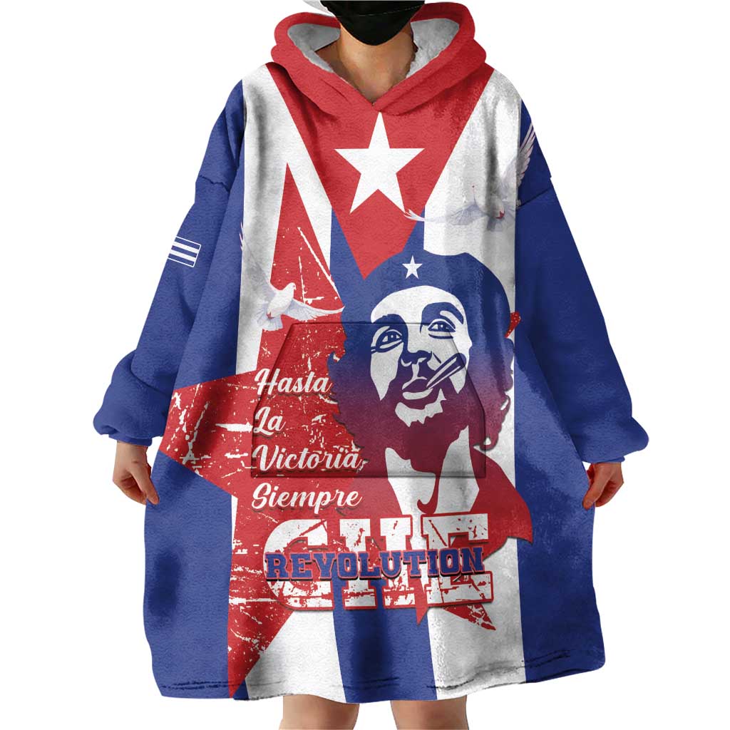 Cuba Liberation Day Wearable Blanket Hoodie Che Guevara Revolution - Wonder Print Shop