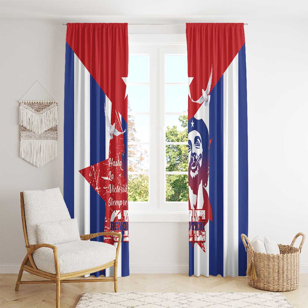 Cuba Liberation Day Window Curtain Che Guevara Revolution - Wonder Print Shop
