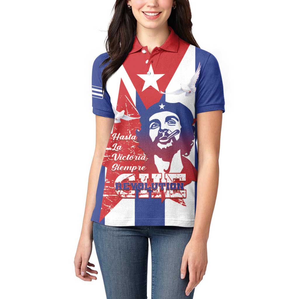 Cuba Liberation Day Women Polo Shirt Che Guevara Revolution - Wonder Print Shop