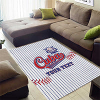 Custom Cuba Baseball Area Rug Sporty Style - Wonder Print Shop