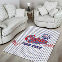 Custom Cuba Baseball Area Rug Sporty Style - Wonder Print Shop
