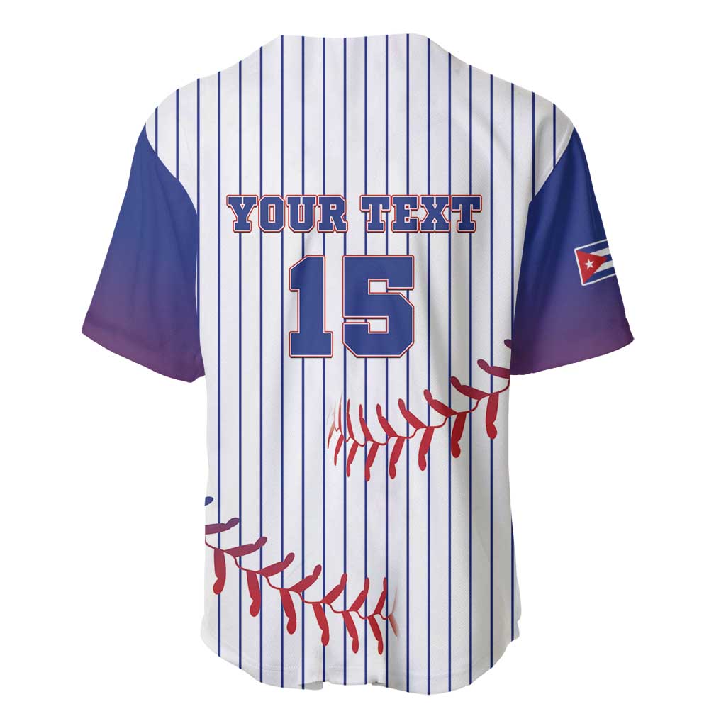 Custom Cuba Baseball Baseball Jersey Sporty Style - Wonder Print Shop