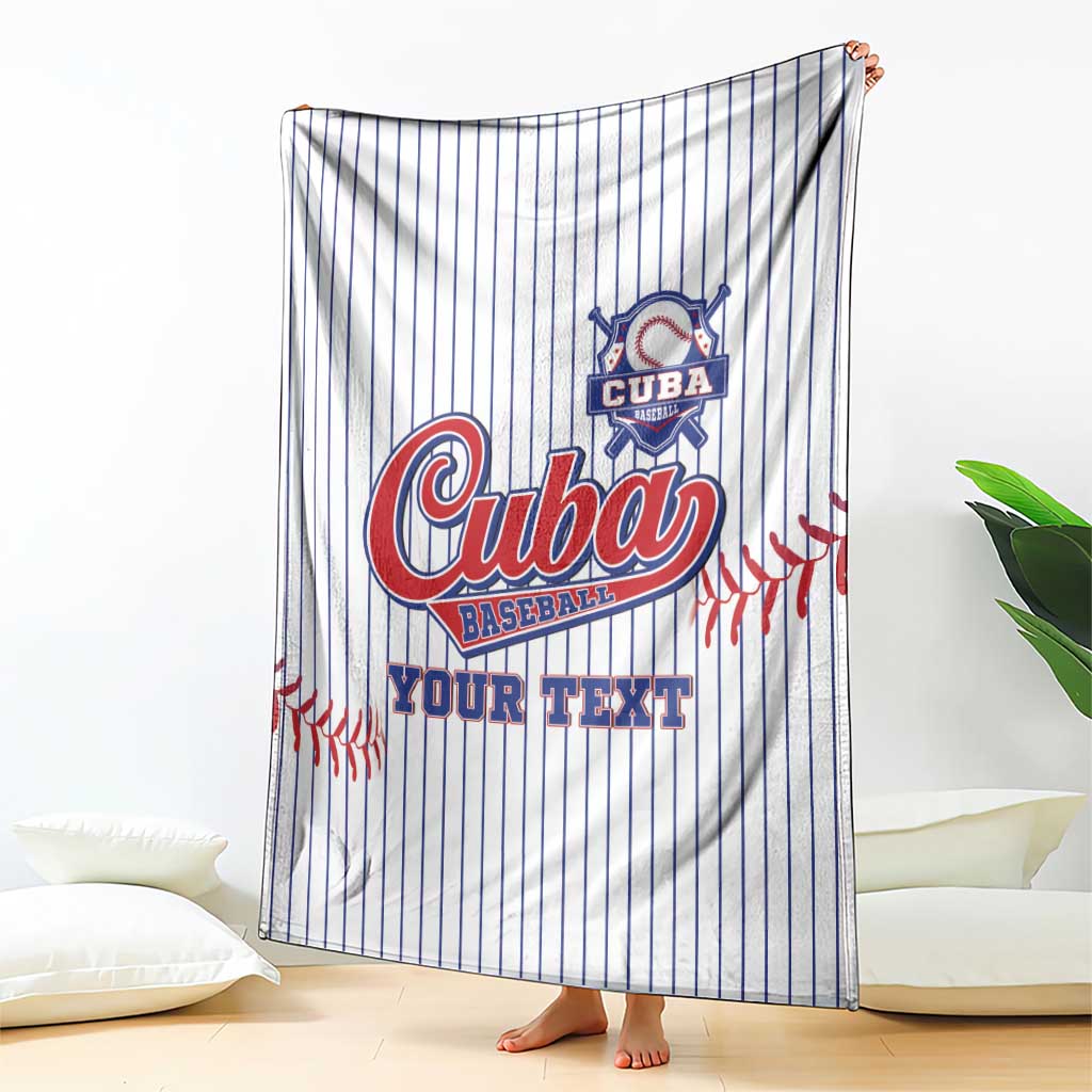 Custom Cuba Baseball Blanket Sporty Style
