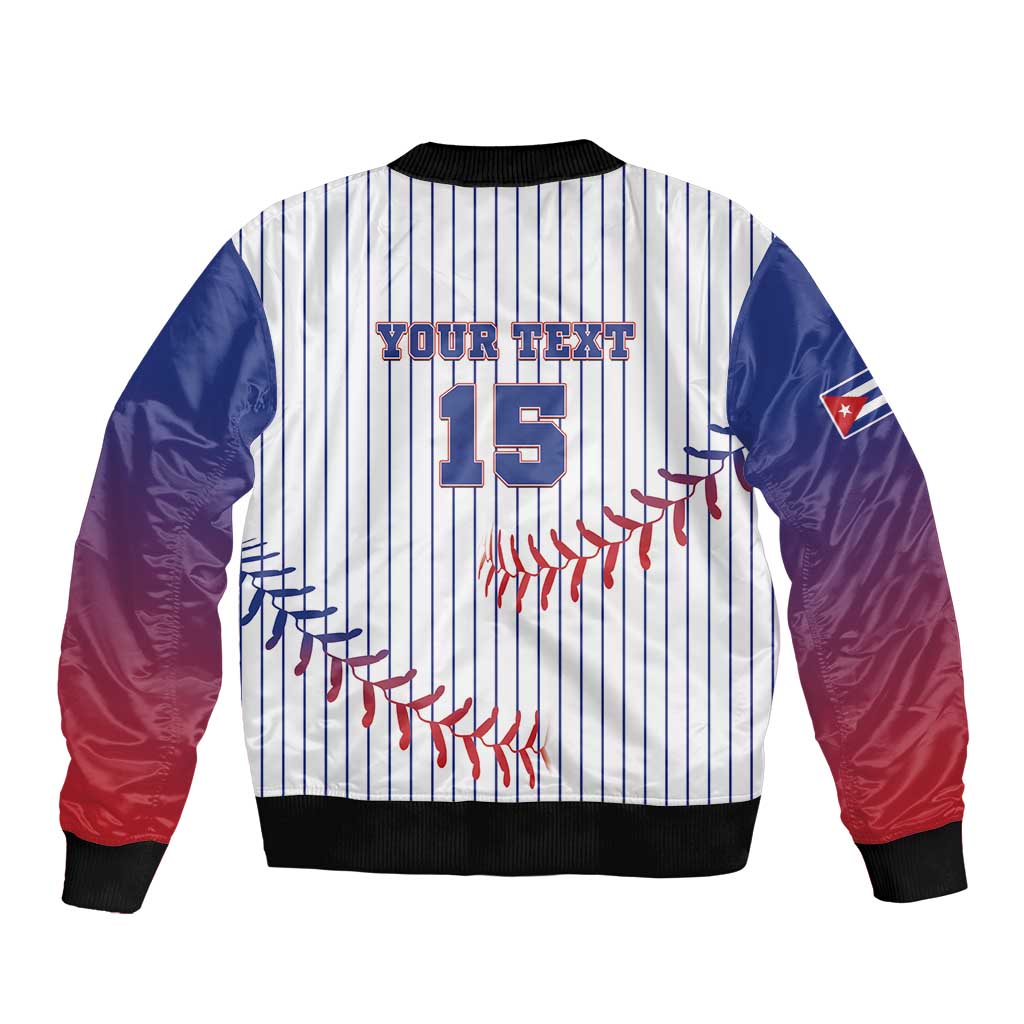 Custom Cuba Baseball Bomber Jacket Sporty Style - Wonder Print Shop