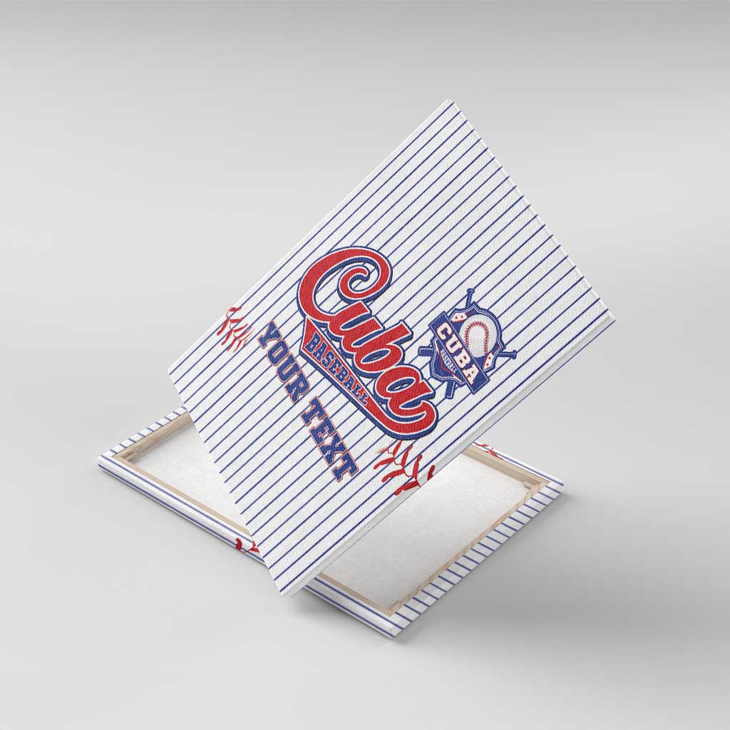 Custom Cuba Baseball Canvas Wall Art Sporty Style - Wonder Print Shop