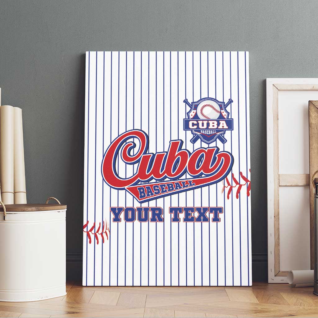 Custom Cuba Baseball Canvas Wall Art Sporty Style - Wonder Print Shop