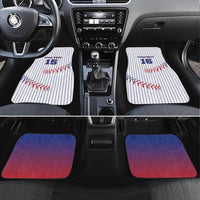 Custom Cuba Baseball Car Mats Sporty Style - Wonder Print Shop