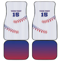 Custom Cuba Baseball Car Mats Sporty Style - Wonder Print Shop