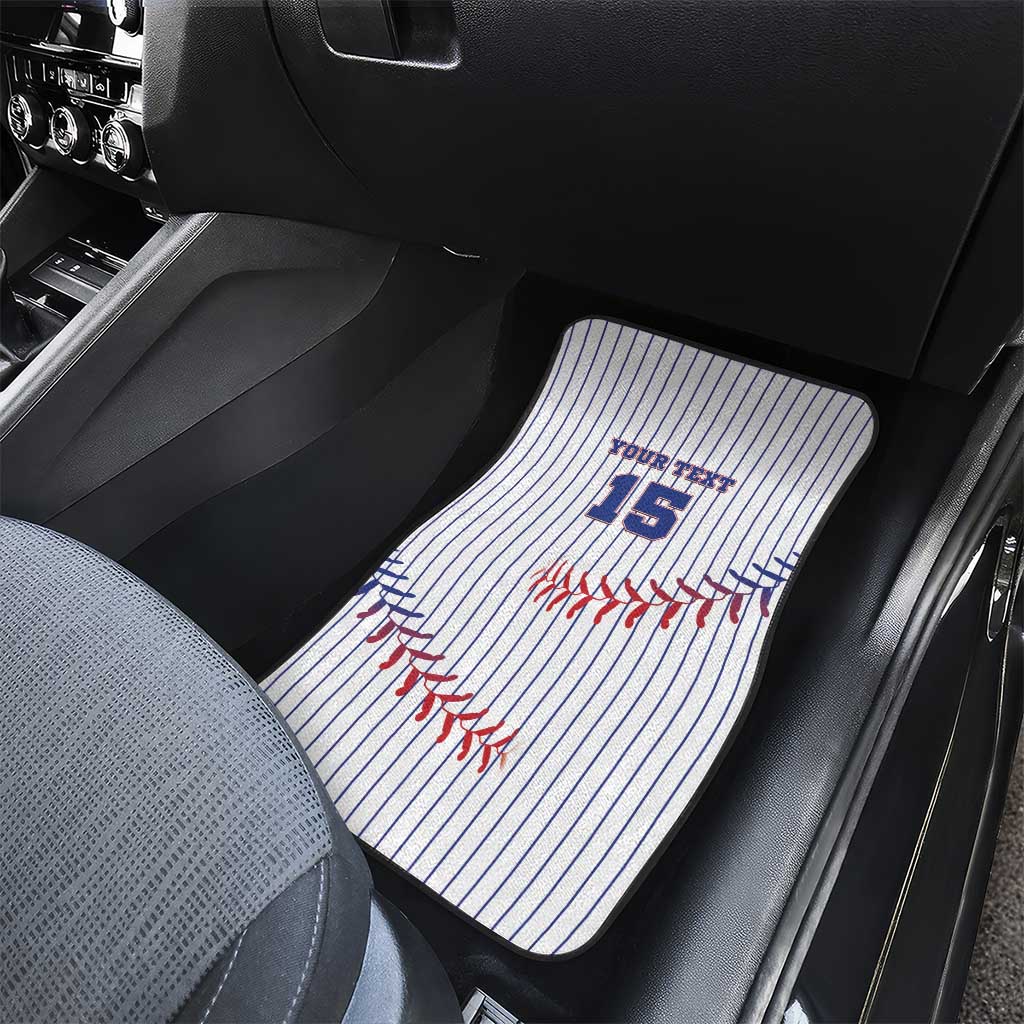 Custom Cuba Baseball Car Mats Sporty Style - Wonder Print Shop