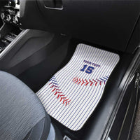 Custom Cuba Baseball Car Mats Sporty Style - Wonder Print Shop