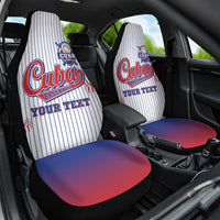 Custom Cuba Baseball Car Seat Cover Sporty Style - Wonder Print Shop