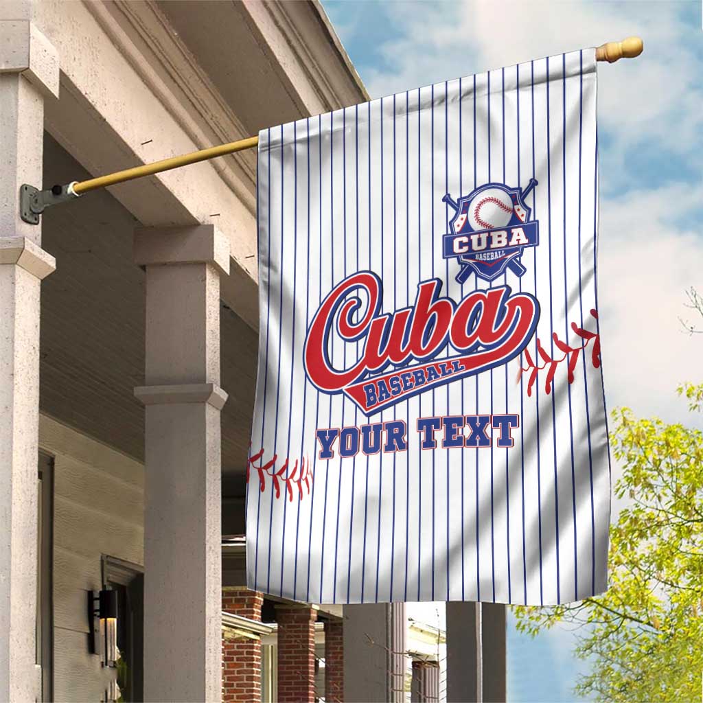 Custom Cuba Baseball Garden Flag Sporty Style - Wonder Print Shop