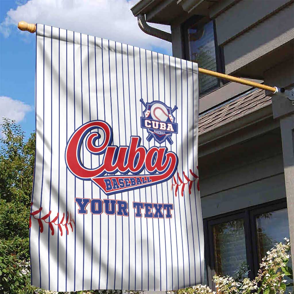 Custom Cuba Baseball Garden Flag Sporty Style - Wonder Print Shop