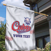 Custom Cuba Baseball Garden Flag Sporty Style - Wonder Print Shop