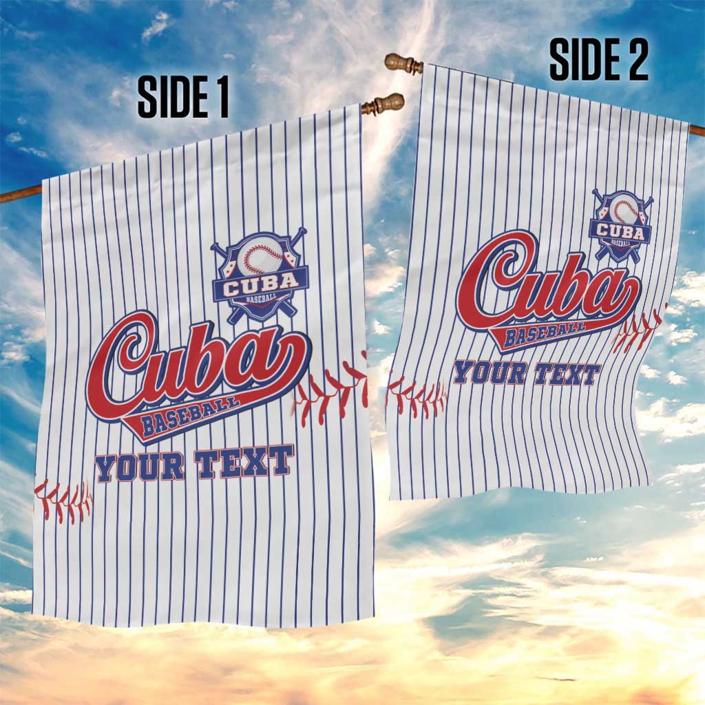 Custom Cuba Baseball Garden Flag Sporty Style - Wonder Print Shop