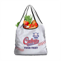 Custom Cuba Baseball Grocery Bag Sporty Style