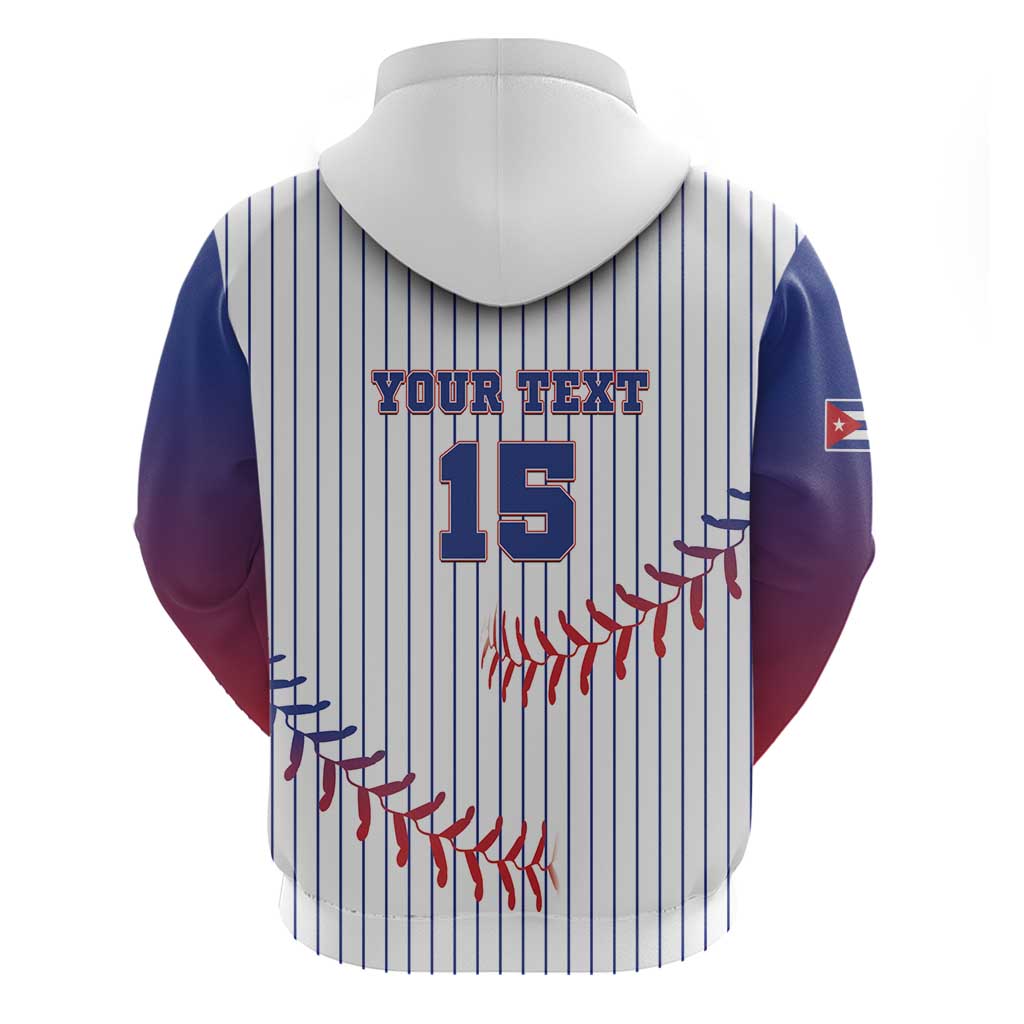Custom Cuba Baseball Hoodie Sporty Style - Wonder Print Shop