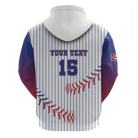 Custom Cuba Baseball Hoodie Sporty Style - Wonder Print Shop