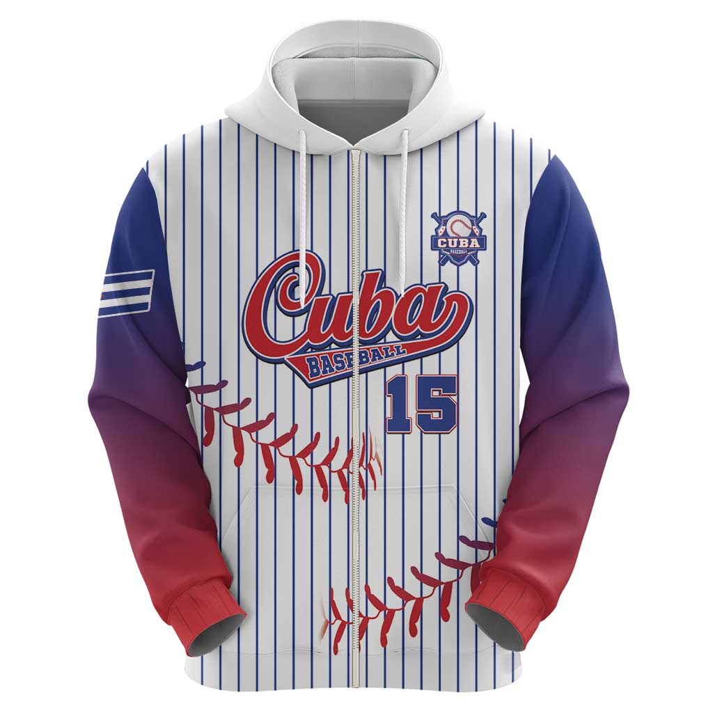 Custom Cuba Baseball Hoodie Sporty Style - Wonder Print Shop