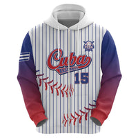 Custom Cuba Baseball Hoodie Sporty Style - Wonder Print Shop
