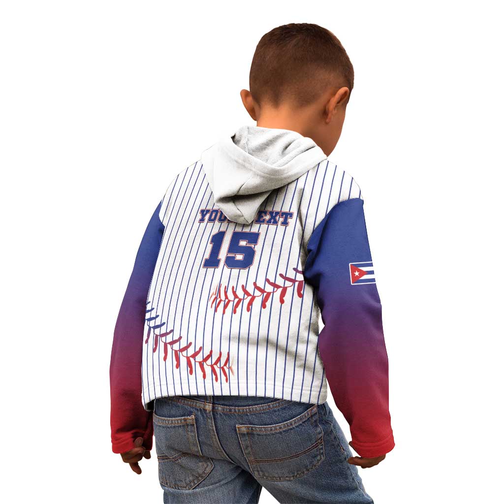 Custom Cuba Baseball Kid Hoodie Sporty Style - Wonder Print Shop