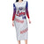 Custom Cuba Baseball Long Sleeve Bodycon Dress Sporty Style - Wonder Print Shop