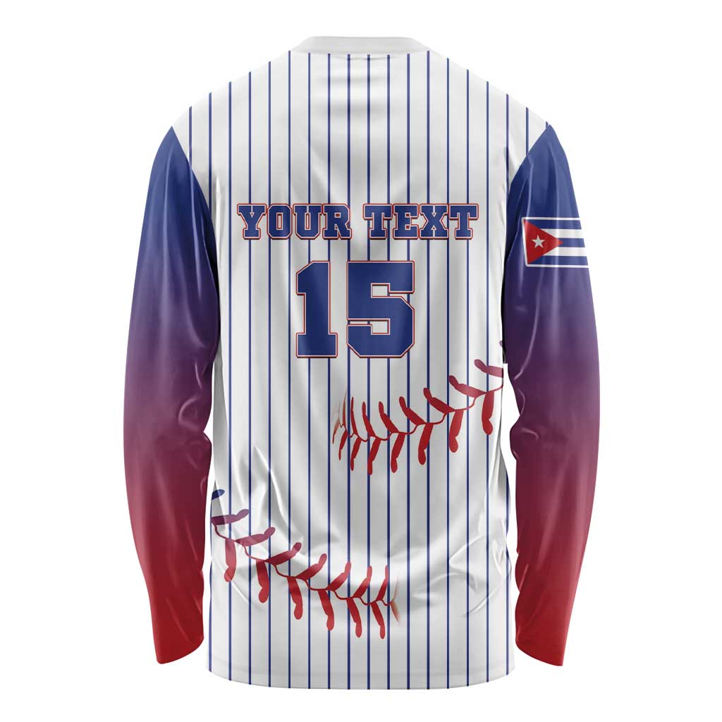 Custom Cuba Baseball Long Sleeve Shirt Sporty Style - Wonder Print Shop