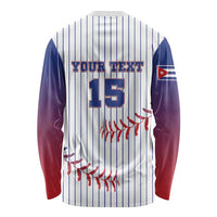 Custom Cuba Baseball Long Sleeve Shirt Sporty Style - Wonder Print Shop