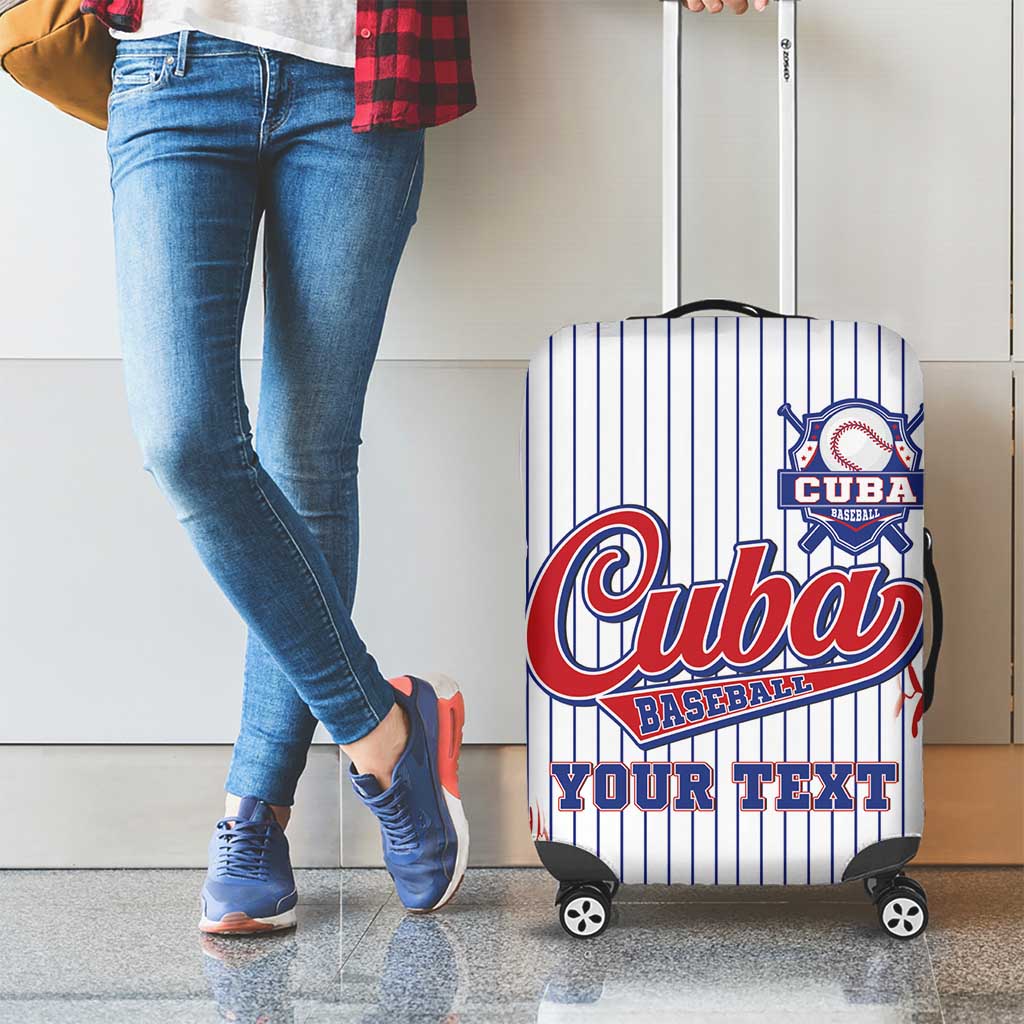 Custom Cuba Baseball Luggage Cover Sporty Style - Wonder Print Shop