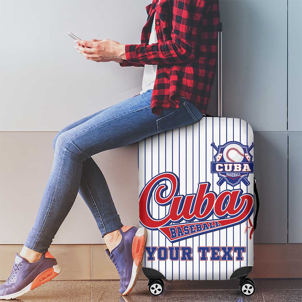 Custom Cuba Baseball Luggage Cover Sporty Style - Wonder Print Shop