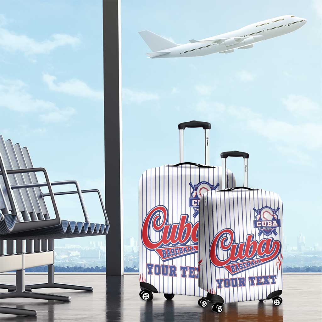 Custom Cuba Baseball Luggage Cover Sporty Style - Wonder Print Shop