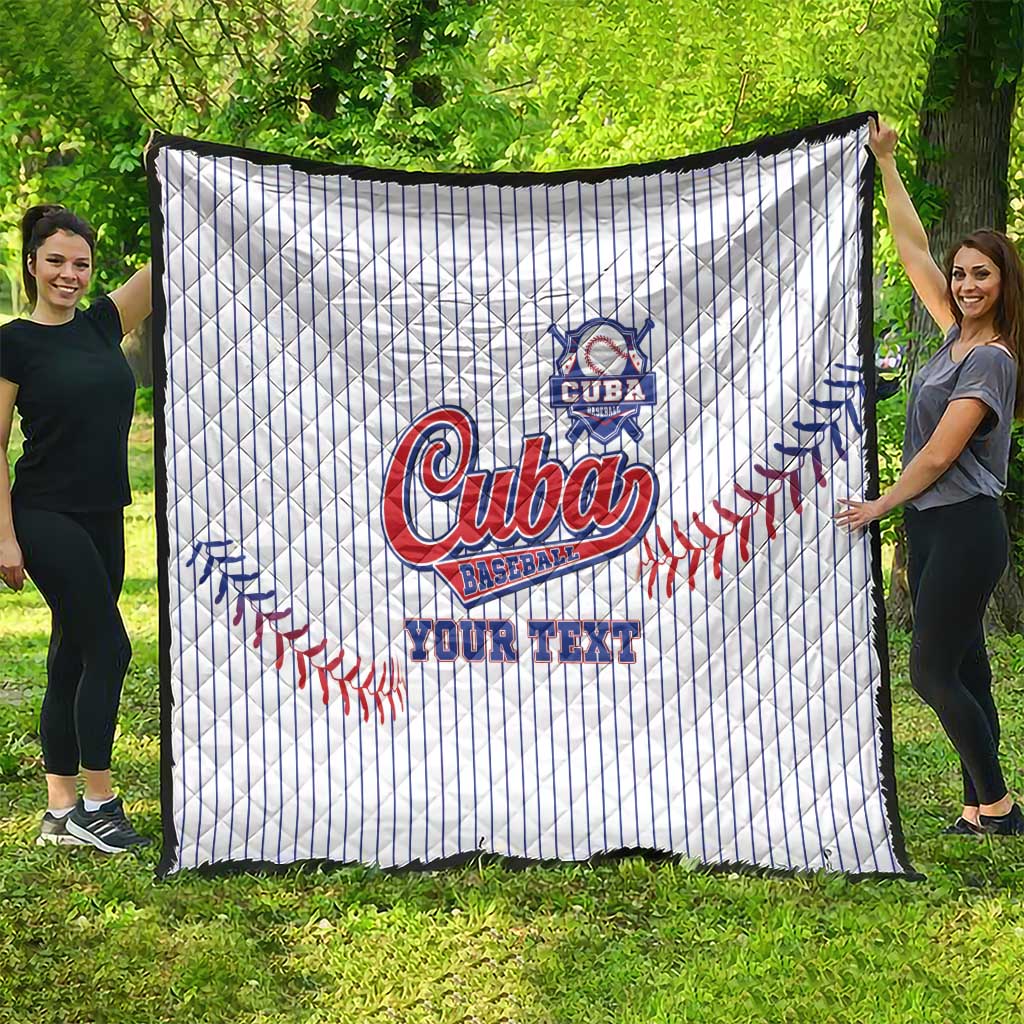 Custom Cuba Baseball Quilt Sporty Style - Wonder Print Shop