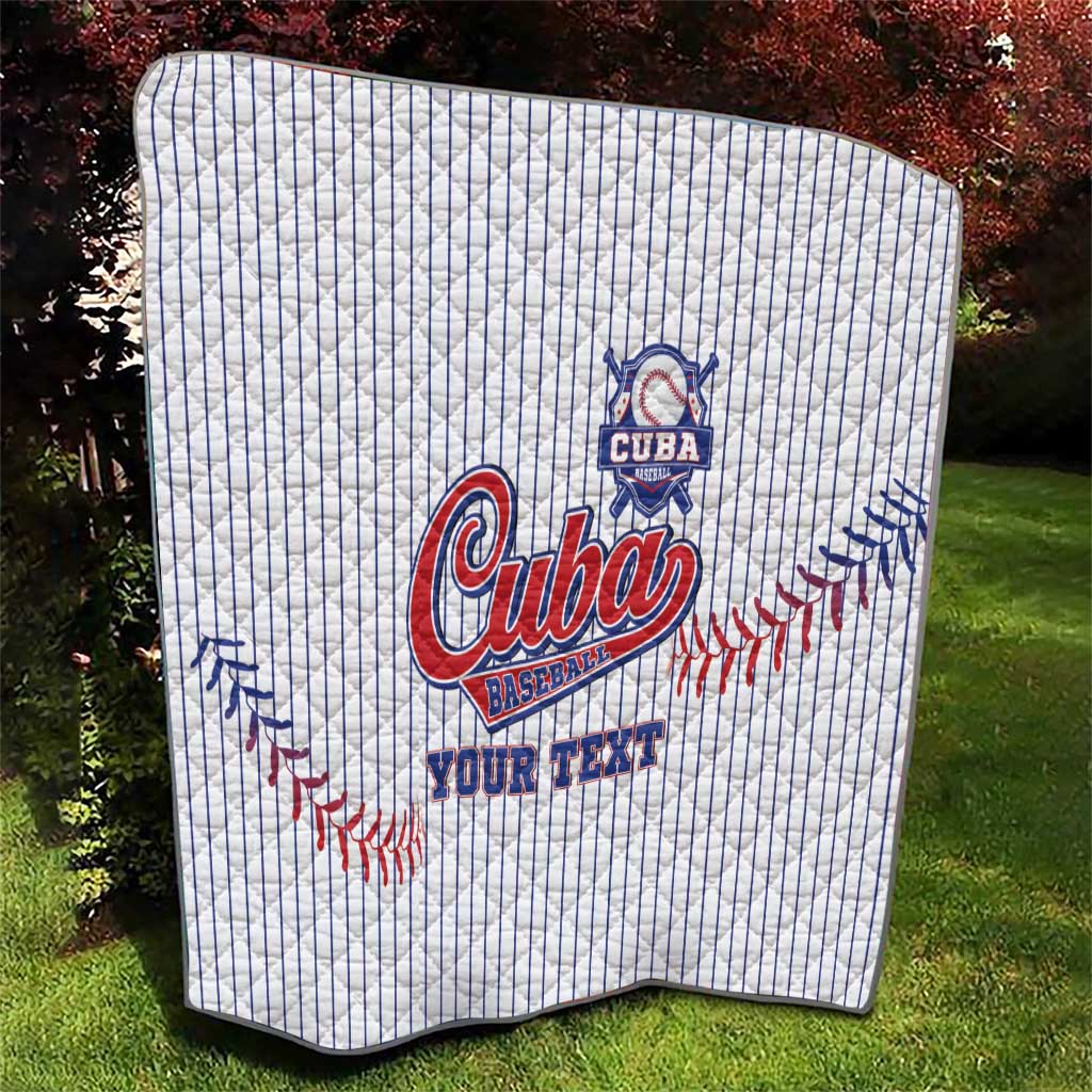 Custom Cuba Baseball Quilt Sporty Style - Wonder Print Shop