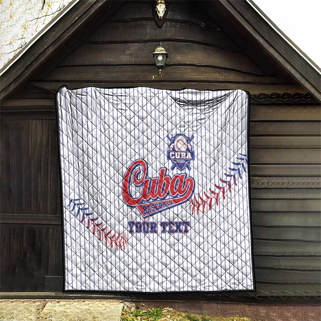 Custom Cuba Baseball Quilt Sporty Style - Wonder Print Shop