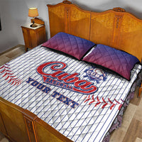 Custom Cuba Baseball Quilt Bed Set Sporty Style - Wonder Print Shop