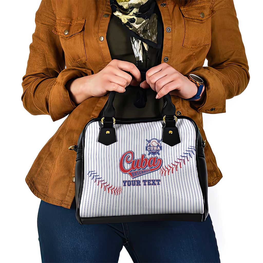 Custom Cuba Baseball Shoulder Handbag Sporty Style