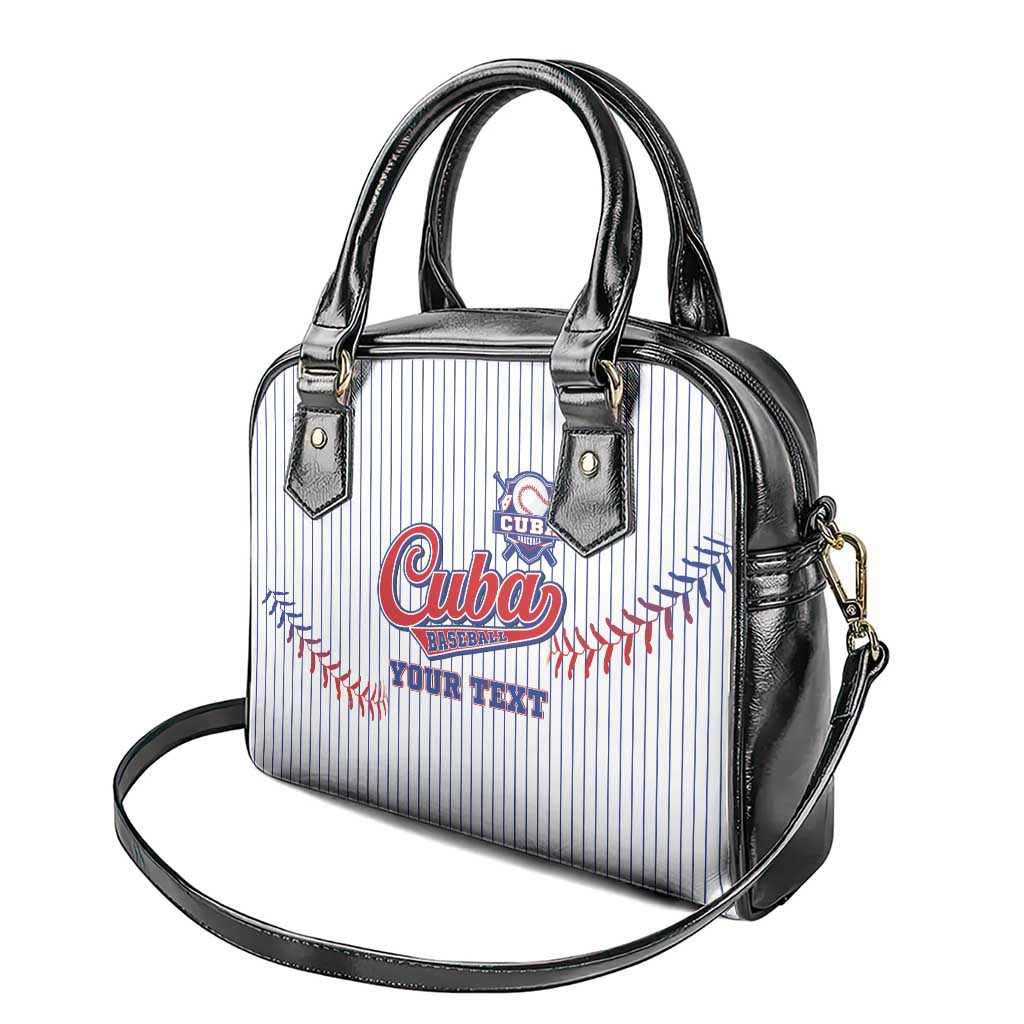 Custom Cuba Baseball Shoulder Handbag Sporty Style