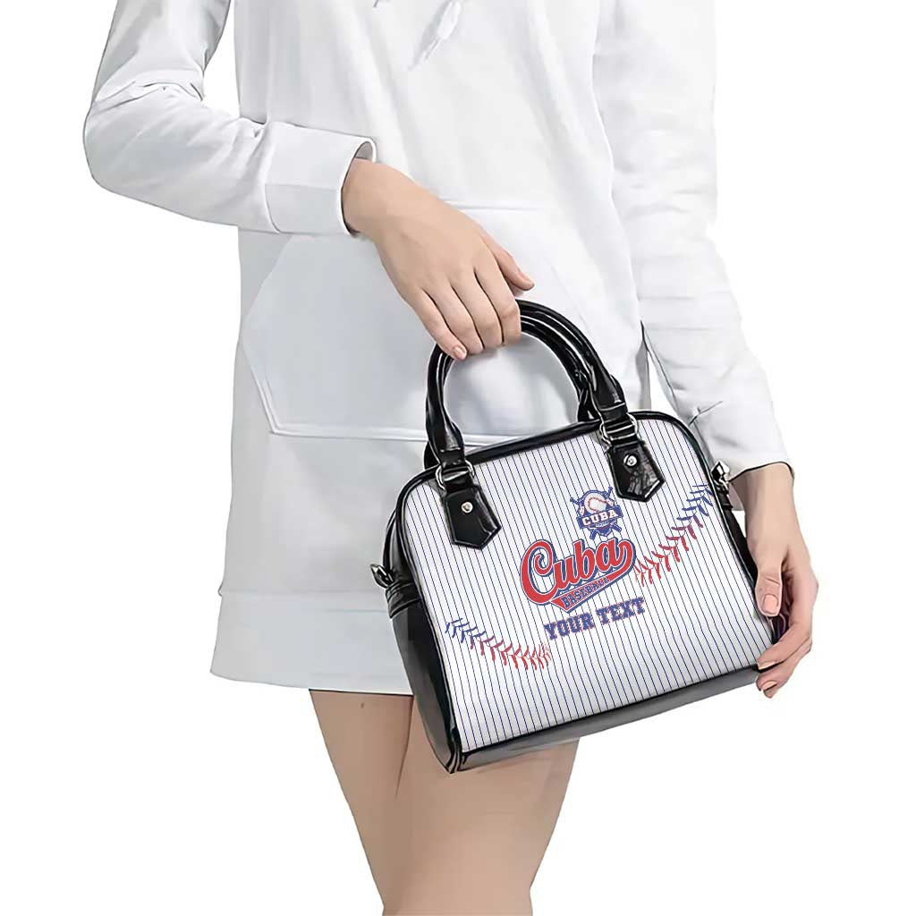 Custom Cuba Baseball Shoulder Handbag Sporty Style