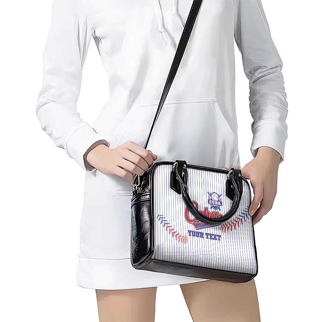 Custom Cuba Baseball Shoulder Handbag Sporty Style