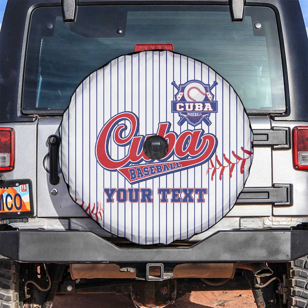 Custom Cuba Baseball Spare Tire Cover Sporty Style - Wonder Print Shop