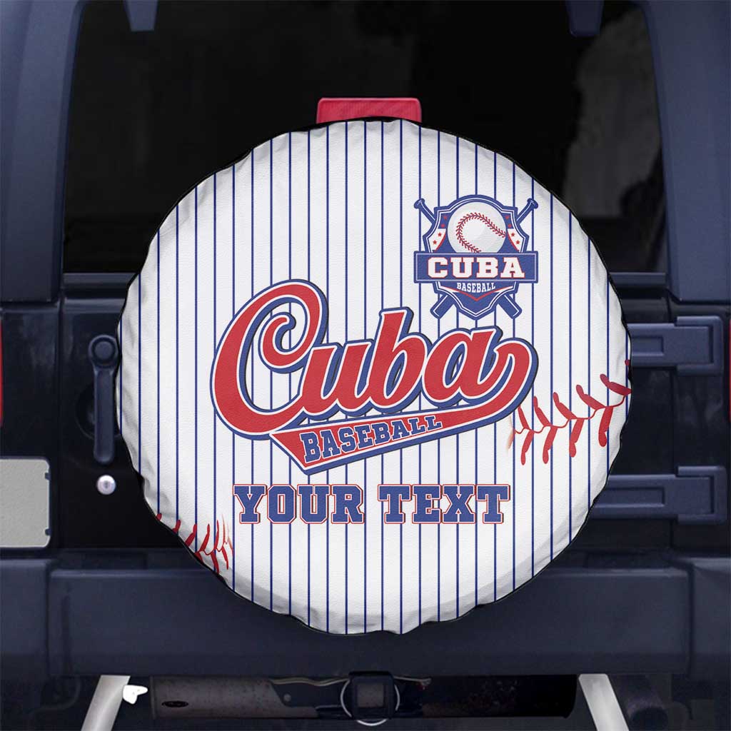Custom Cuba Baseball Spare Tire Cover Sporty Style - Wonder Print Shop