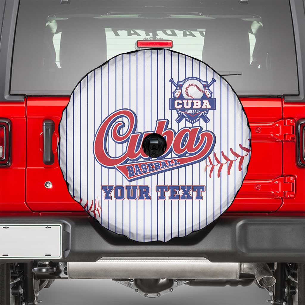 Custom Cuba Baseball Spare Tire Cover Sporty Style - Wonder Print Shop