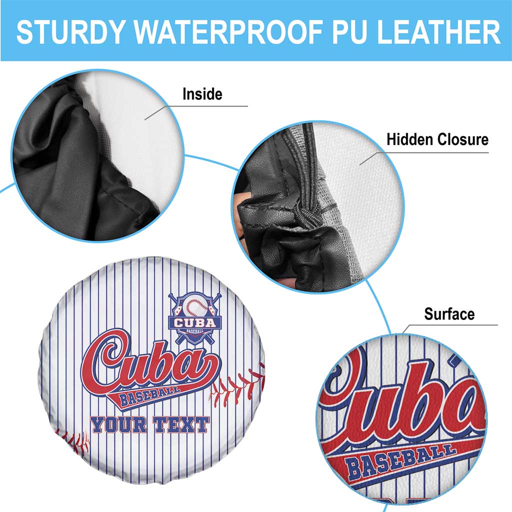 Custom Cuba Baseball Spare Tire Cover Sporty Style - Wonder Print Shop