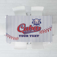 Custom Cuba Baseball Tablecloth Sporty Style - Wonder Print Shop