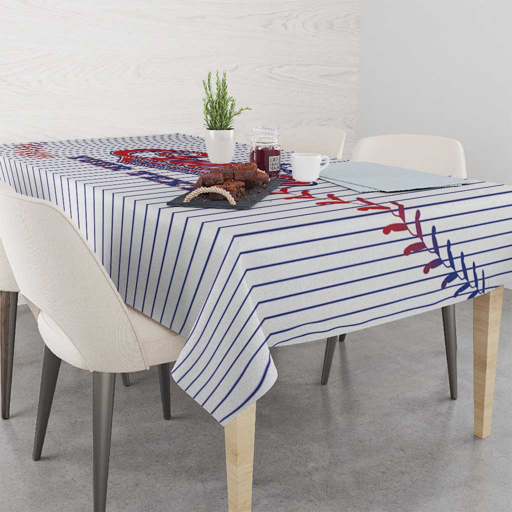 Custom Cuba Baseball Tablecloth Sporty Style - Wonder Print Shop