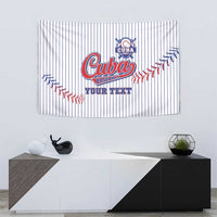 Custom Cuba Baseball Tapestry Sporty Style - Wonder Print Shop