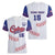 Custom Cuba Baseball Women V-Neck T-Shirt Sporty Style - Wonder Print Shop